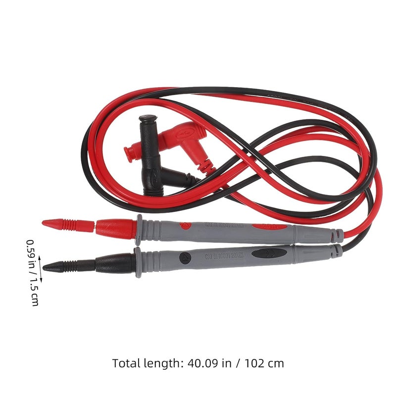 2 Pairs 20A Multimeter Test Leads Portable Automotive Backprobe Cable Tester Wire Probe - Image 2